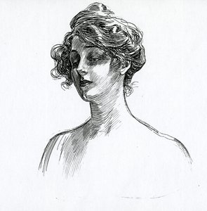 ギブソンの少女、1902年頃 作： Charles Dana Gibson